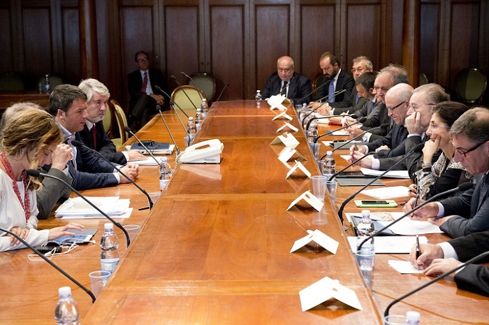 renzi incontra imprese – grande